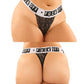 Vibes Buddy Fuck Off Lace Boy Brief & Lace Thong Black QN - SEXYEONE