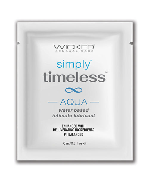 product image, Wicked Sensual Care Simply Timeless Aqua Water Based Lubricant - oz - SEXYEONE