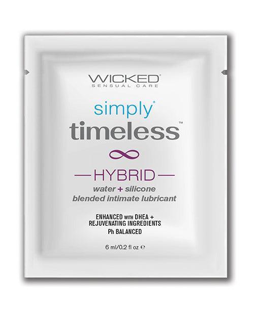 product image, Wicked Sensual Care Simply Timeless Hybrid Water & Silicone Lubricant - oz - SEXYEONE