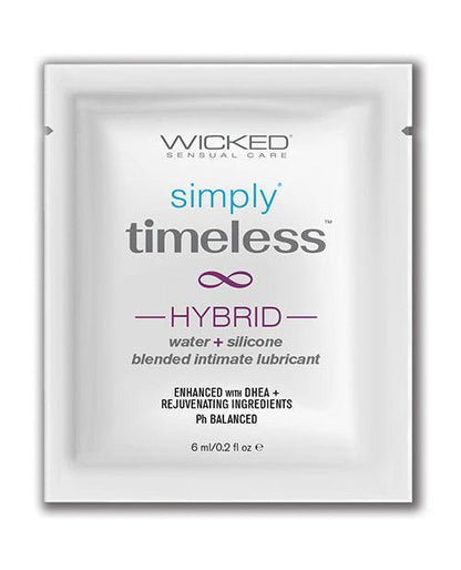 Wicked Sensual Care Simply Timeless Hybrid Water & Silicone Lubricant - oz - SEXYEONE