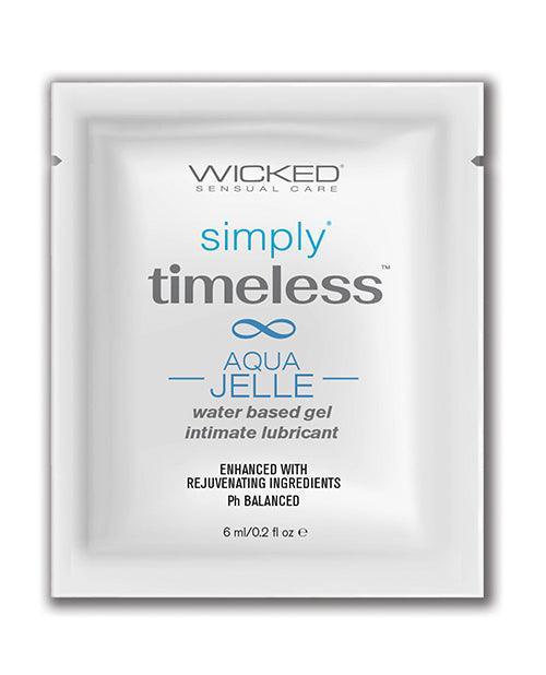 product image, Wicked Sensual Care Simply Timeless Jelle Water Based Lubricant - .2 oz - SEXYEONE