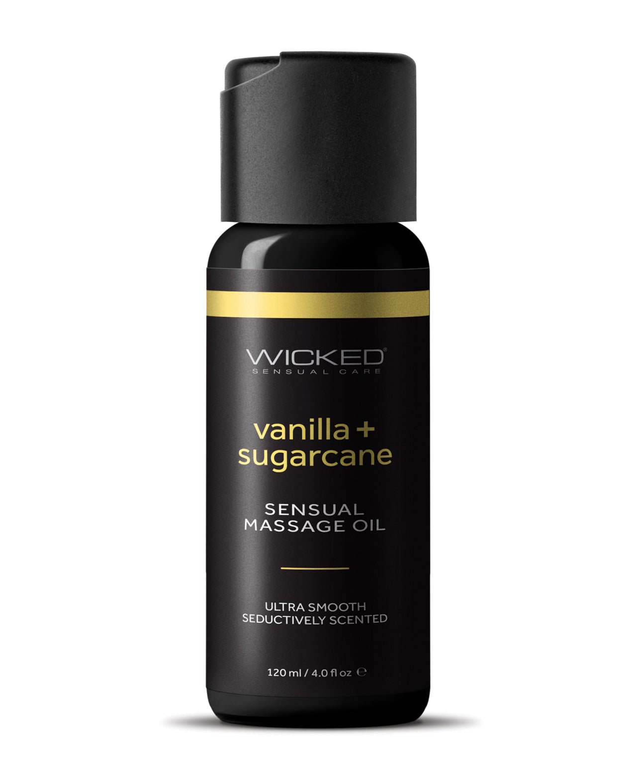 product image, Wicked Sensual Care Vanilla & Sugarcane Massage Oil - 4 oz - SEXYEONE