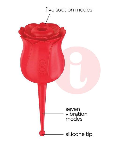 product image,Wild Rose Le Pointe Vibrator - Red - SEXYEONE