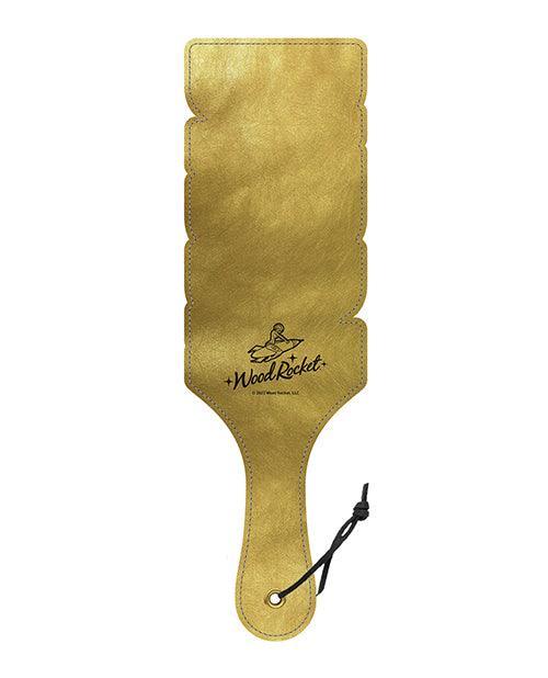 image of product,Wood Rocket Daddy Paddle - Black/gold - SEXYEONE