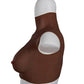 XX-DREAMTOYS Ultra Realistic B Cup Breast Form Small - Black - SEXYEONE
