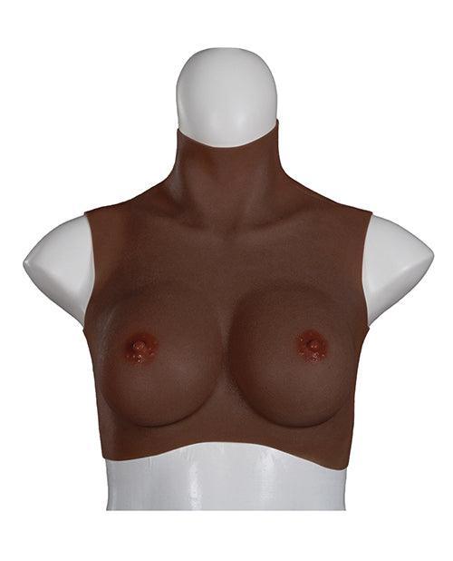 image of product,XX-DREAMTOYS Ultra Realistic D Cup Breast Form Medium - Black - SEXYEONE