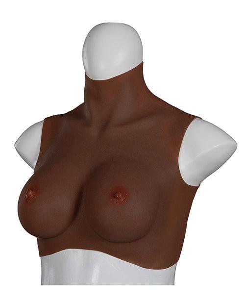 image of product,XX-DREAMTOYS Ultra Realistic D Cup Breast Form Medium - Black - SEXYEONE