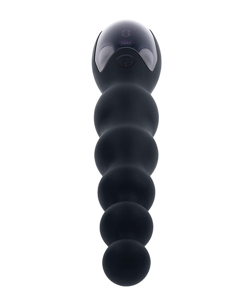 image of product,Zero Tolerance Backdoor Baton Beaded Anal Vibrator - Black - SEXYEONE