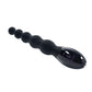 Zero Tolerance Backdoor Baton Beaded Anal Vibrator - Black - SEXYEONE