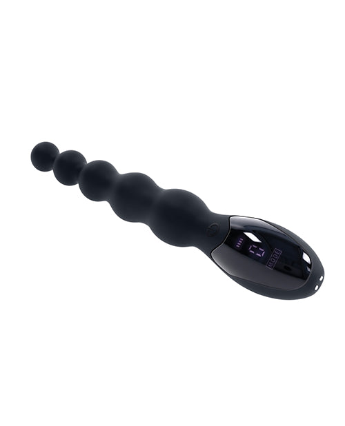 image of product,Zero Tolerance Backdoor Baton Beaded Anal Vibrator - Black - SEXYEONE