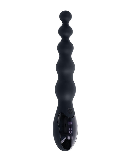 image of product,Zero Tolerance Backdoor Baton Beaded Anal Vibrator - Black - SEXYEONE