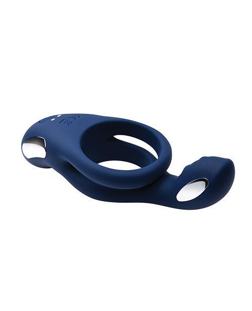 image of product,Zero Tolerance Ring Around the Rosy Cock & Ball Vibrator - Blue - SEXYEONE