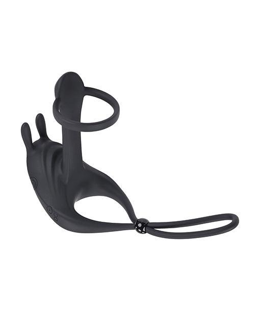 image of product,Zero Tolerance Saddle Up Cock & Ball Vibrator - Black - SEXYEONE