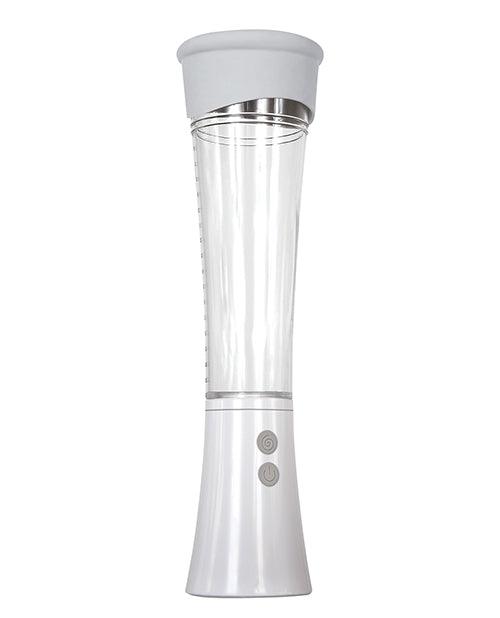 image of product,Zero Tolerance Sucking Good Rechargeable Vibrating Pump - White/Clear - SEXYEONE