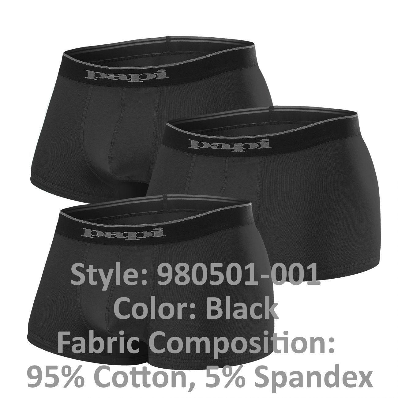 image of product,3PK Cotton Stretch Brazilian Solids - SEXYEONE 