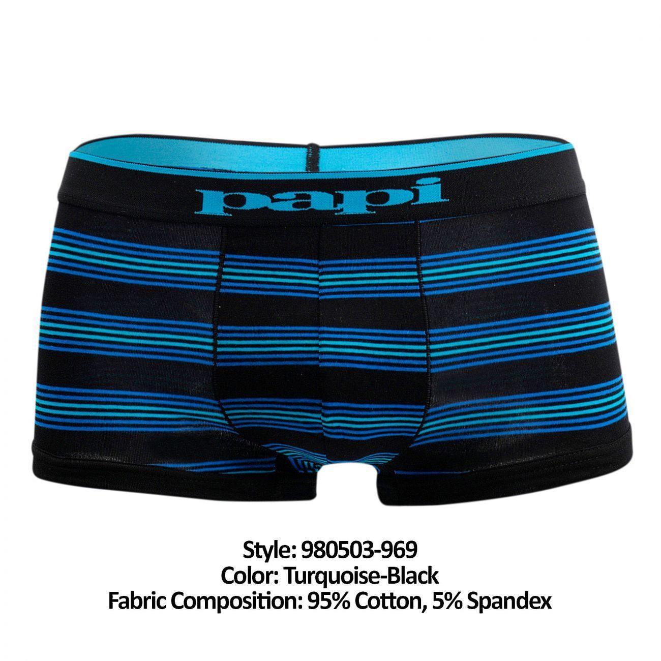 image of product,3PK Cotton Stretch Brazilian Yarndye Band Stripe - SEXYEONE 