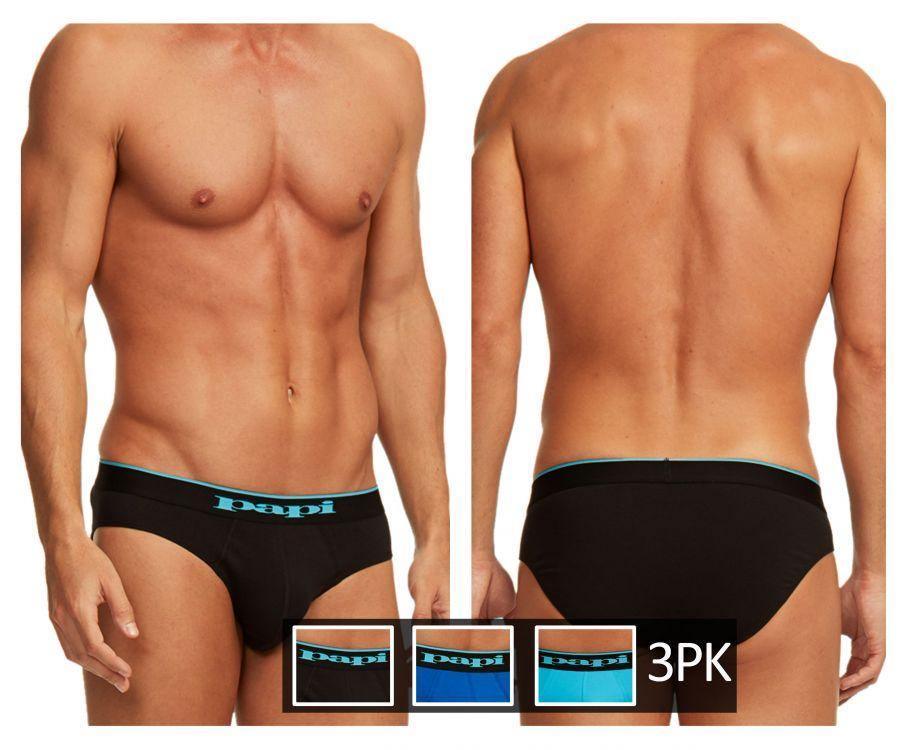 product image, 3PK Cotton Stretch Brief - SEXYEONE 