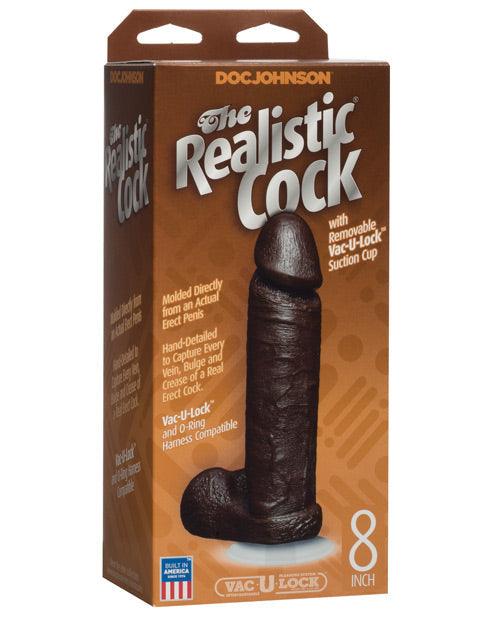 image of product,"8"" Realistic Cock W/balls" - SEXYEONE