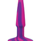 A Play 5" Groovy Silicone Anal Plug - Multicolor-yellow - SEXYEONE