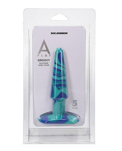 A Play 5" Groovy Silicone Anal Plug - SEXYEONE