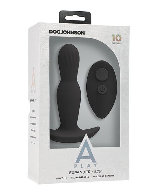 A Play Expander Rechargeable Silicone Anal Plug W/remote - SEXYEONE
