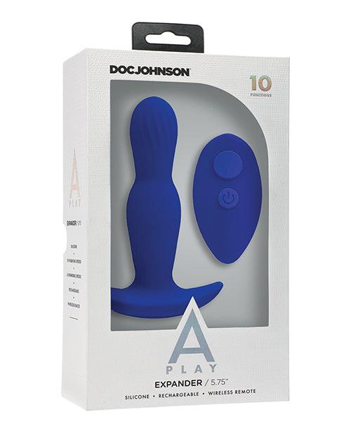 image of product,A Play Expander Rechargeable Silicone Anal Plug W/remote - SEXYEONE