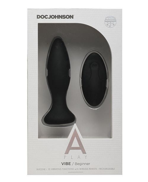 image of product,A Play Rechargeable Silicone Beginner Anal Plug W/remote - SEXYEONE 
