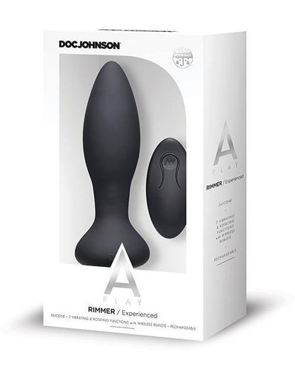 A Play Rimmer Experienced Rechargeable Silicone Anal Plug W/remote - SEXYEONE 
