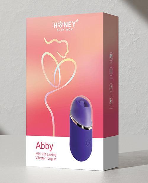 product image,Abby Mini Clit Licking Vibrator Tongue Sex Toy - Purple - SEXYEONE