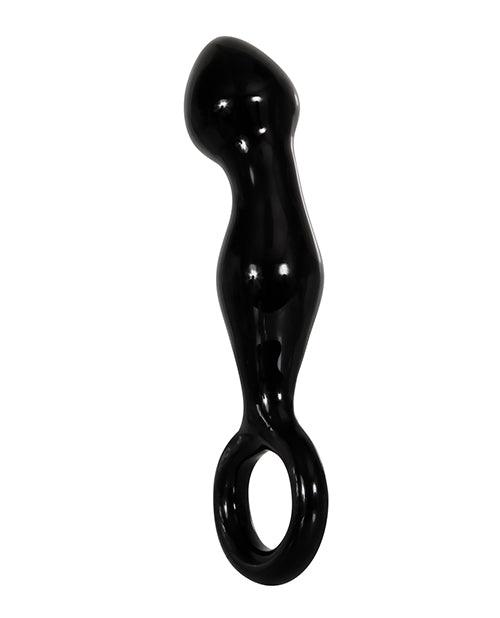 image of product,Adam & Eve Adam's Glass Prostate Massager - Black - SEXYEONE