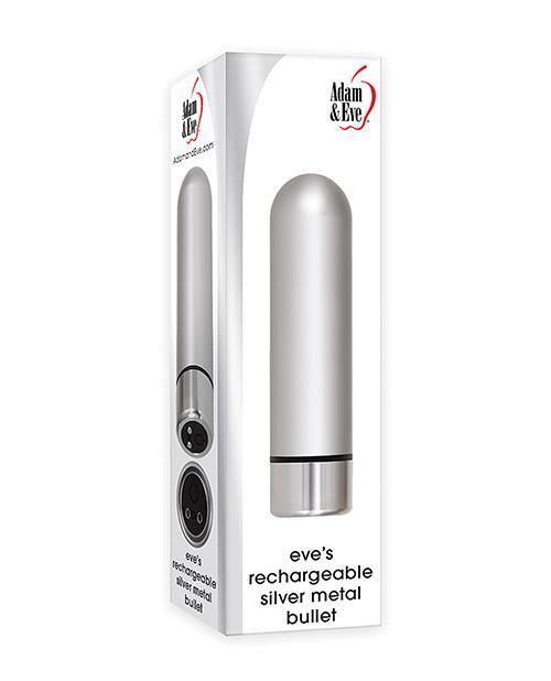 product image, Adam & Eve Eve's Rechargeable Silver Metal Bullet - SEXYEONE 