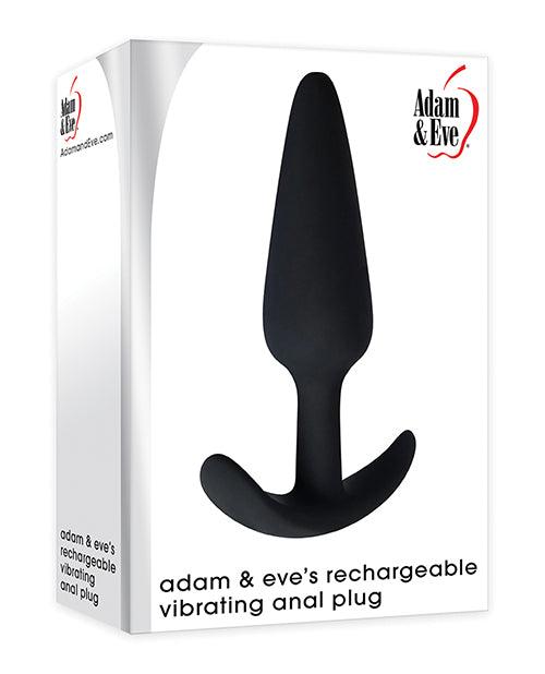 product image, Adam & Eve's Rechargeable Vibrating Anal Plug - Black - {{ SEXYEONE }}