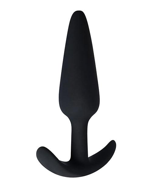 Adam & Eve's Rechargeable Vibrating Anal Plug - Black - {{ SEXYEONE }}