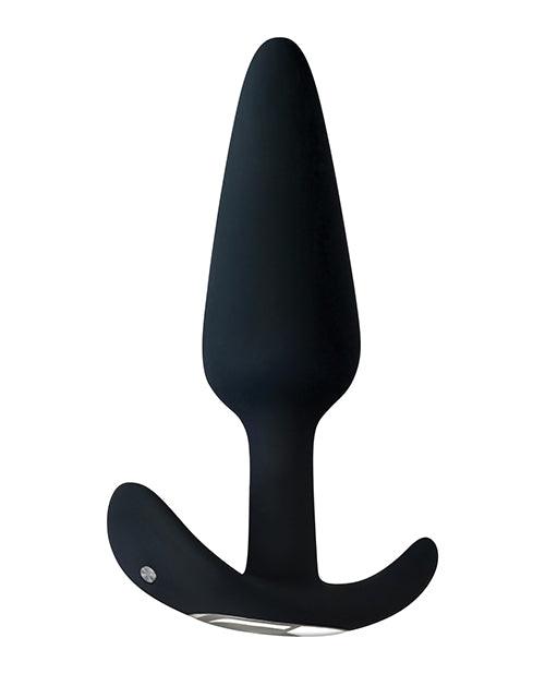 Adam & Eve's Rechargeable Vibrating Anal Plug - Black - {{ SEXYEONE }}