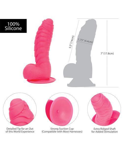 image of product,Addiction Tom 7" Dildo - Hot Pink - SEXYEONE 