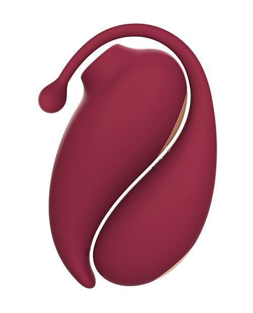 product image, Adrien Lastic Inspiration Clitoral Suction Stimulator & Vibrating Egg - Red - SEXYEONE