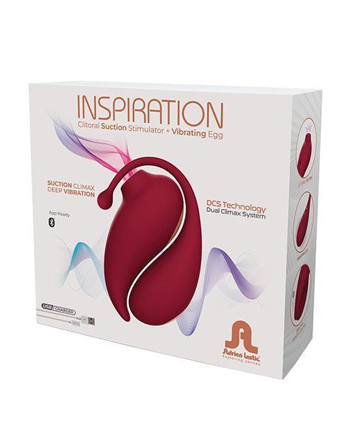 product image,Adrien Lastic Inspiration Clitoral Suction Stimulator & Vibrating Egg - Red - SEXYEONE