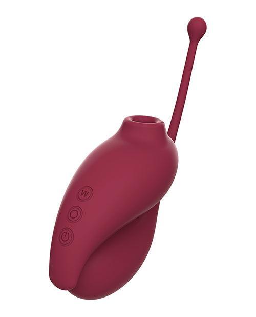 Adrien Lastic Inspiration Clitoral Suction Stimulator & Vibrating Egg - Red - SEXYEONE