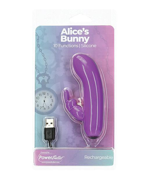 product image, Alice's Bunny Rechargeable Bullet W/rabbit Sleeve - SEXYEONE 