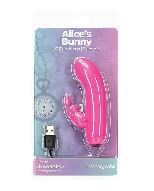 product image, Alice's Bunny Rechargeable Bullet W/rabbit Sleeve - SEXYEONE 