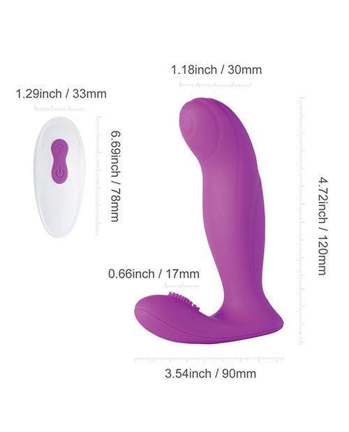 image of product,Allure Wearable G Spot Vibrator W- Clit Stimulator - SEXYEONE