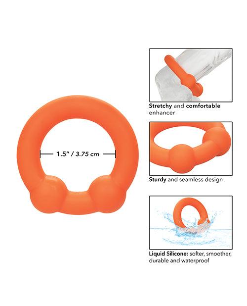image of product,Alpha Liquid Silicone Dual Ball Ring - SEXYEONE