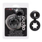 Alpha Liquid Silicone Dual Magnum Ring - Black - SEXYEONE