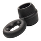 Alpha Liquid Silicone Dual Magnum Ring - Black - SEXYEONE