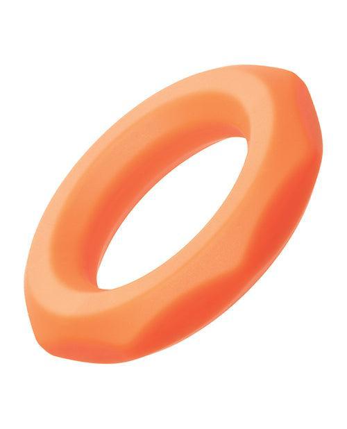 Alpha Liquid Silicone Sexagon Ring - Orange - SEXYEONE