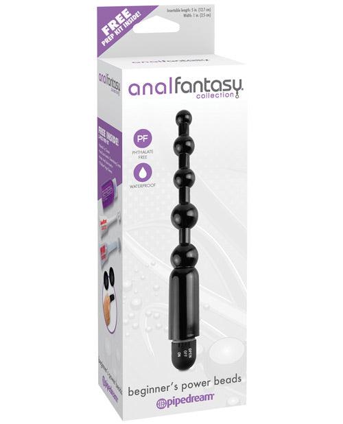 product image, Anal Fantasy Collection Beginners Power Beads - Black - {{ SEXYEONE }}
