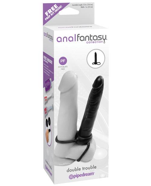 Anal Fantasy Collection Double Trouble - Black - {{ SEXYEONE }}