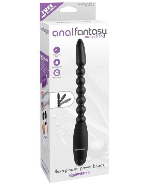 product image, Anal Fantasy Collection Flexa Pleaser Power Beads - Black - SEXYEONE 