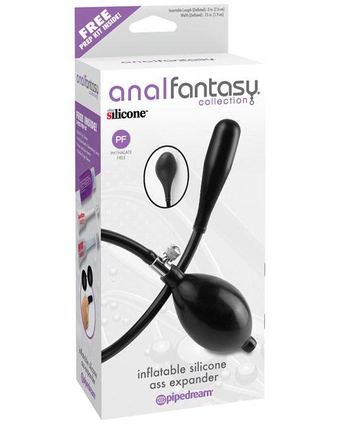 Anal Fantasy Collection Inflatable Silicone Ass Expander - Black - SEXYEONE