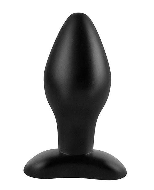 product image,Anal Fantasy Collection Large Silicone Plug - Black - {{ SEXYEONE }}